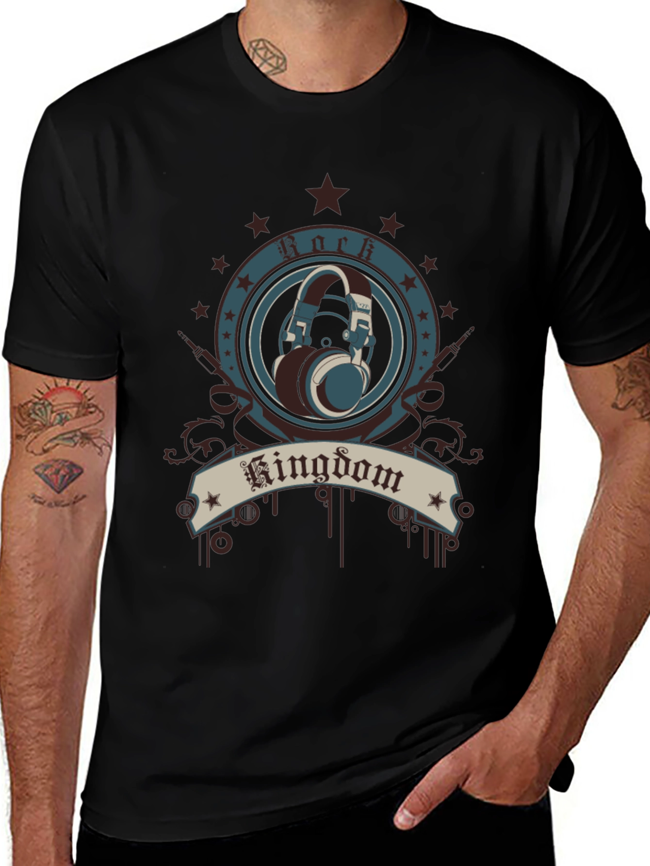 Rock Kingdom Graphic Tee - Music Lover T-Shirt