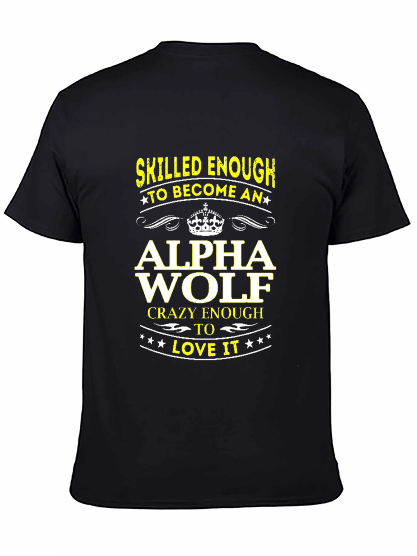 Skilled Enough Alpha Wolf Graphic Tee