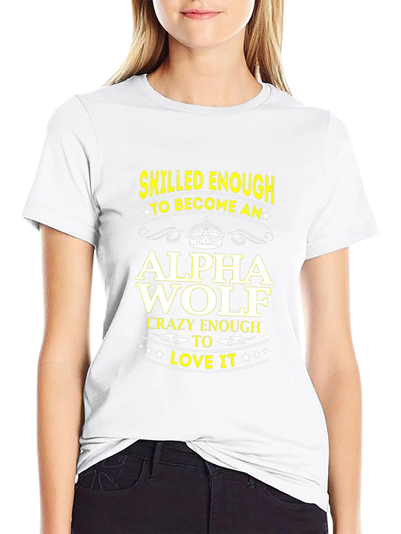 Skilled Enough Alpha Wolf Graphic Tee