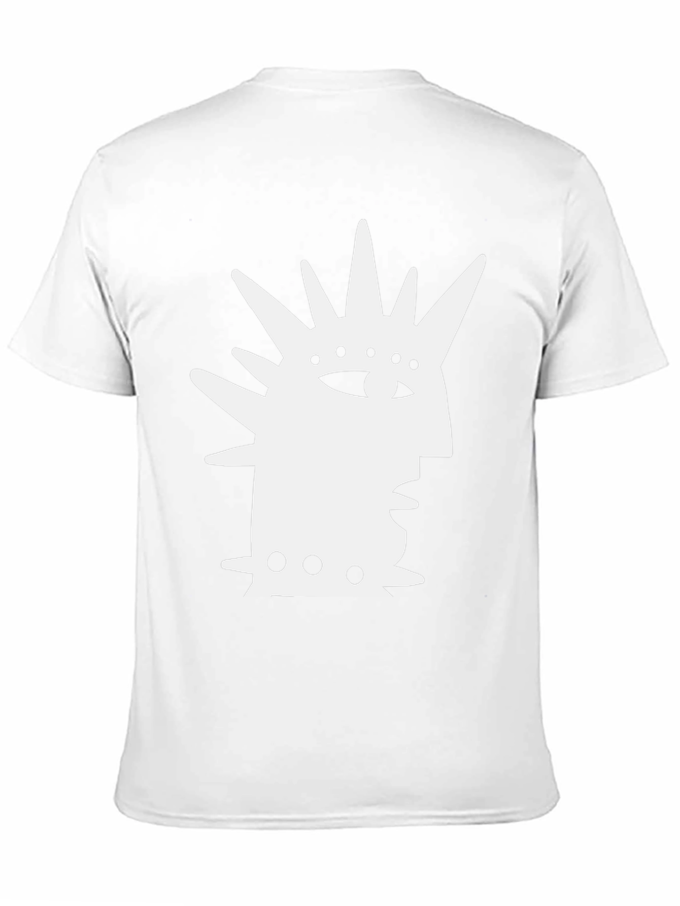 Abstract Punk Rock Graphic T-Shirt - Black