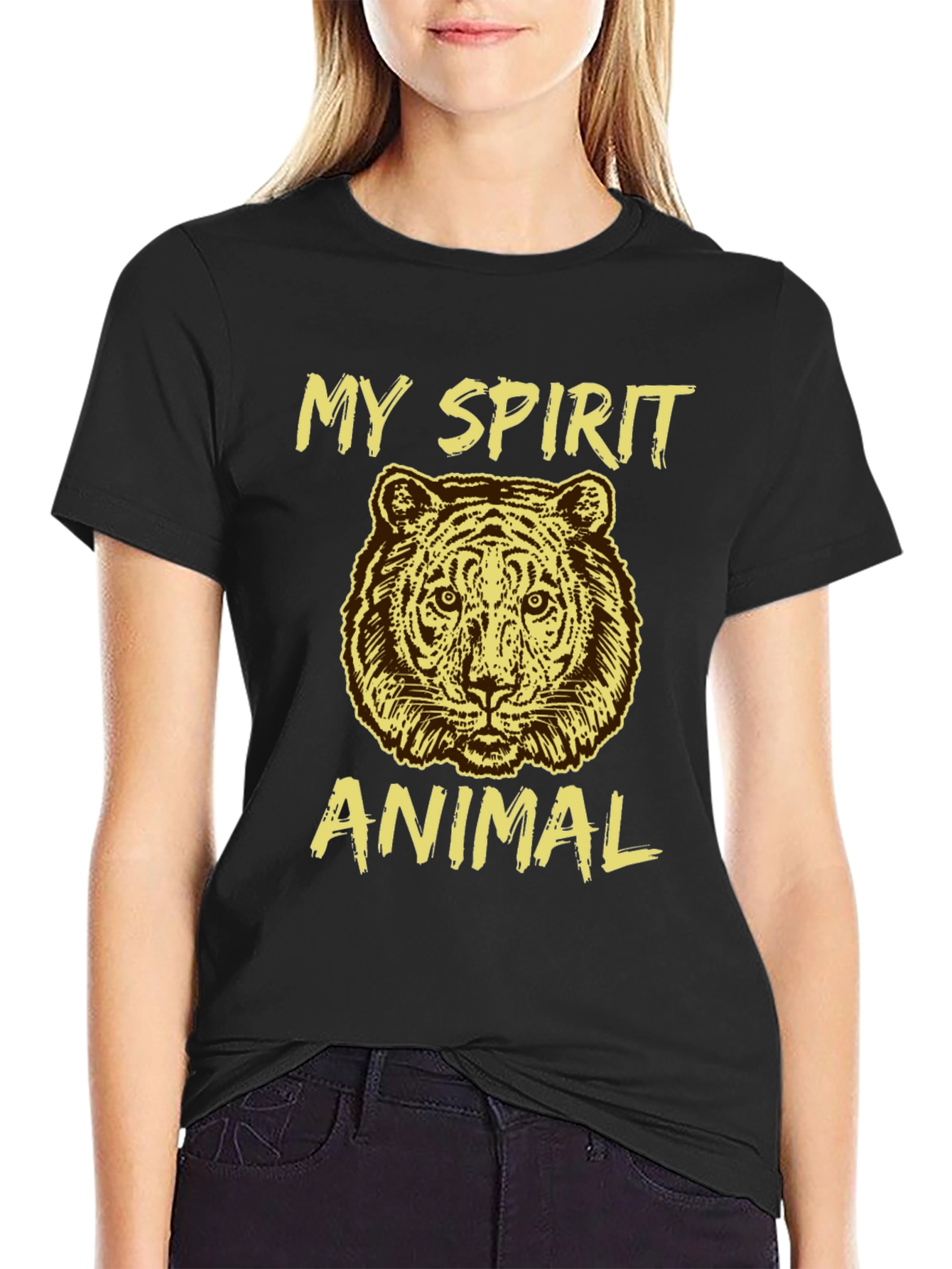 My Spirit Animal Tiger Graphic T-Shirt