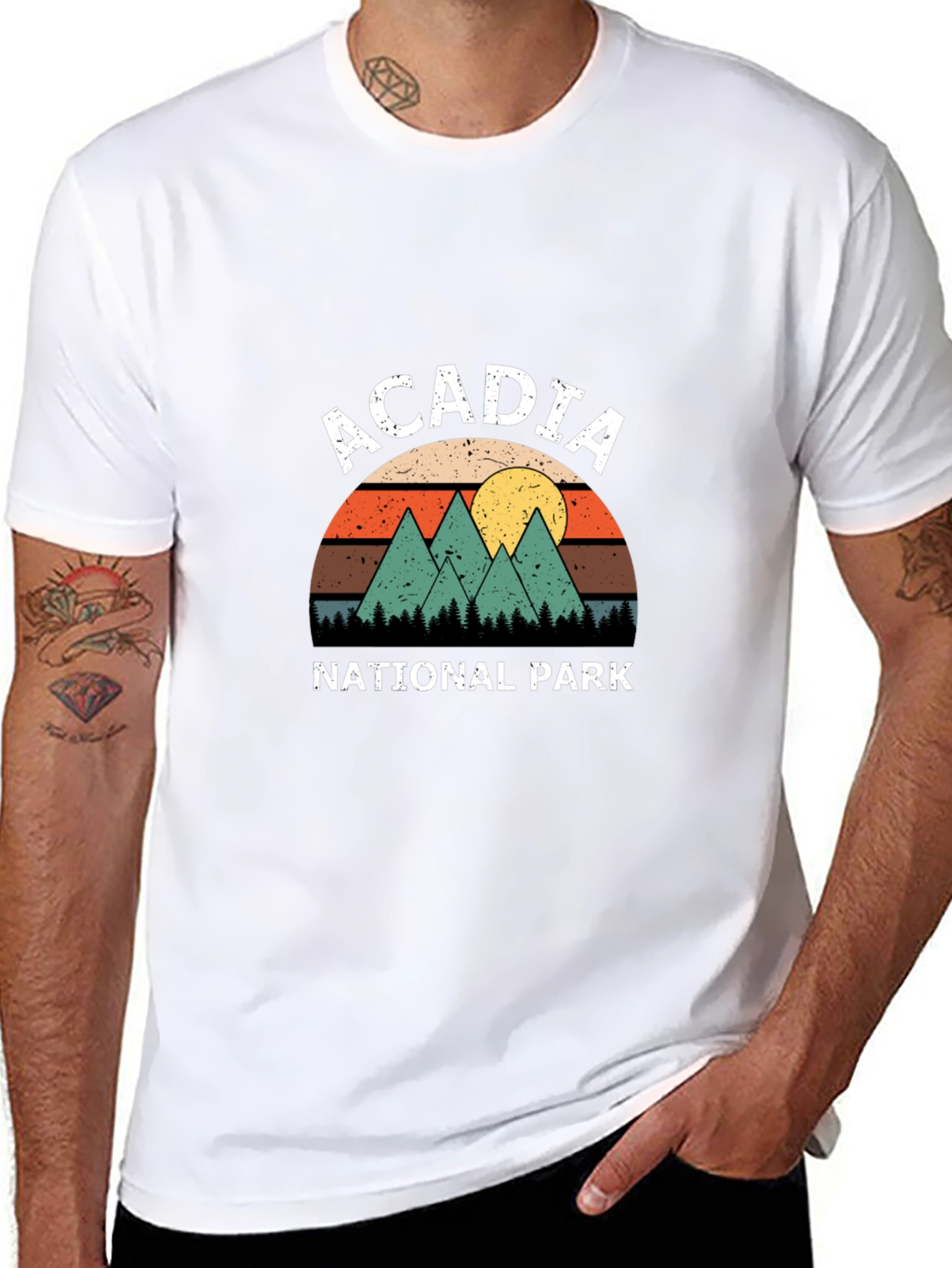 Acadia National Park Retro T-Shirt