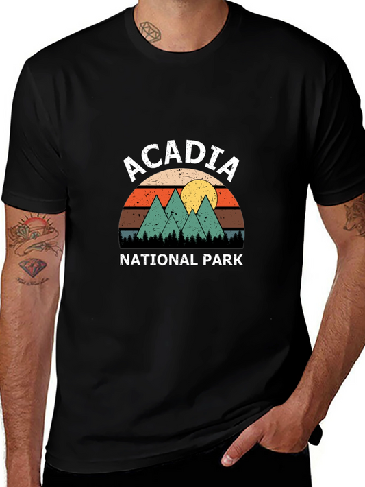 Acadia National Park Retro T-Shirt