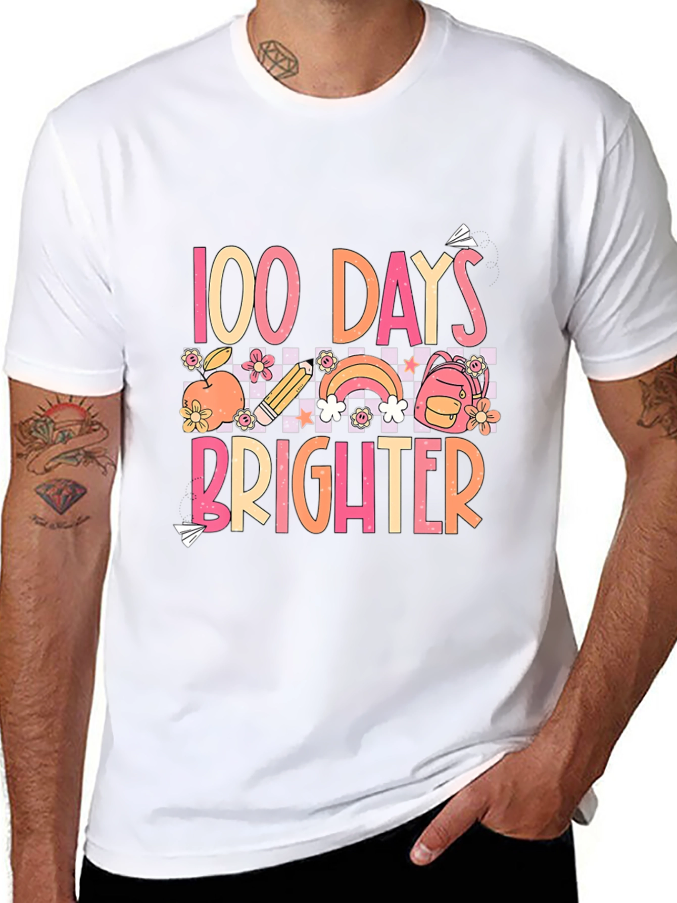 100 Days Brighter Graphic Tee
