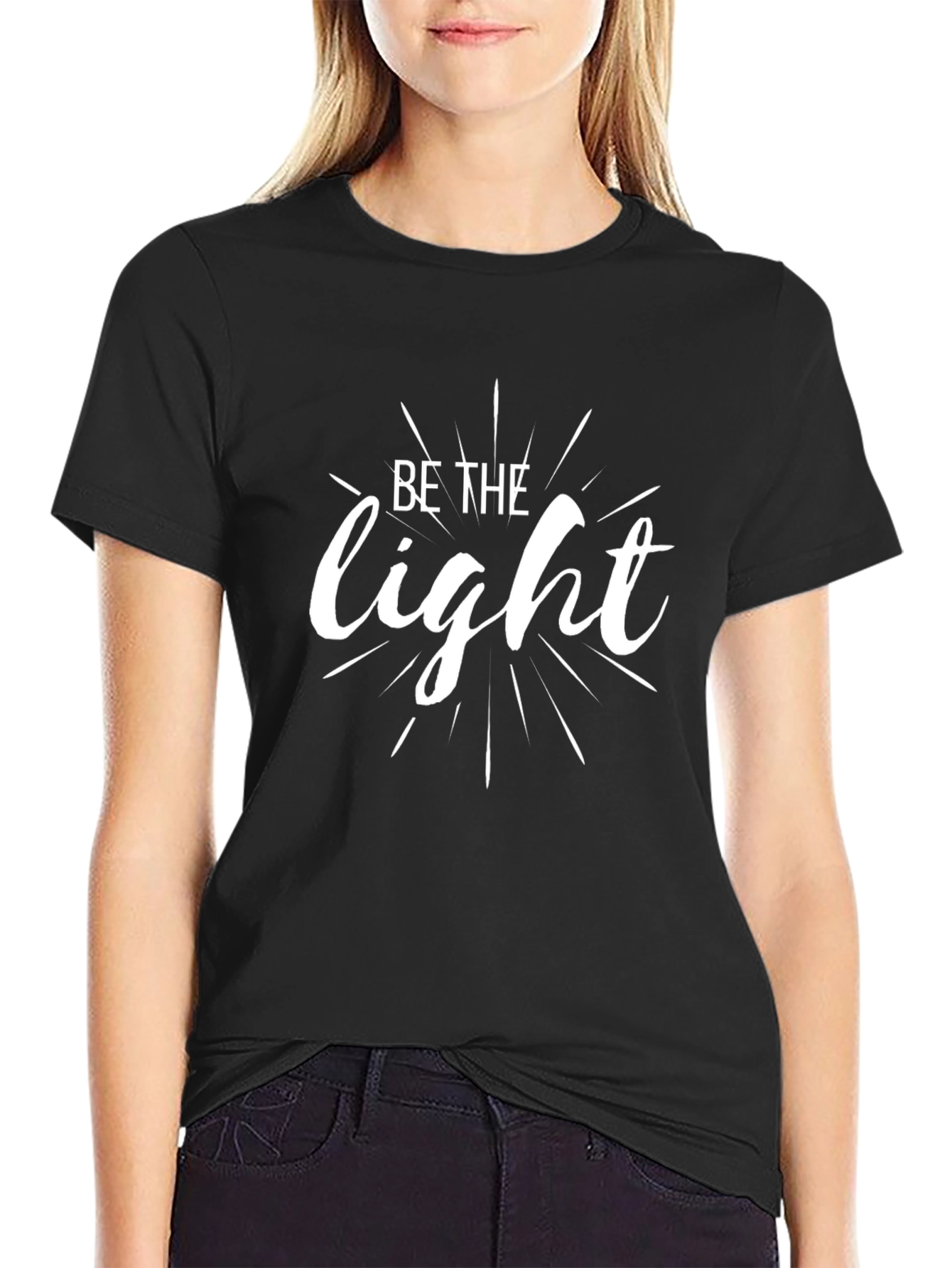 Be The Light T-Shirt - Inspirational Graphic Tee