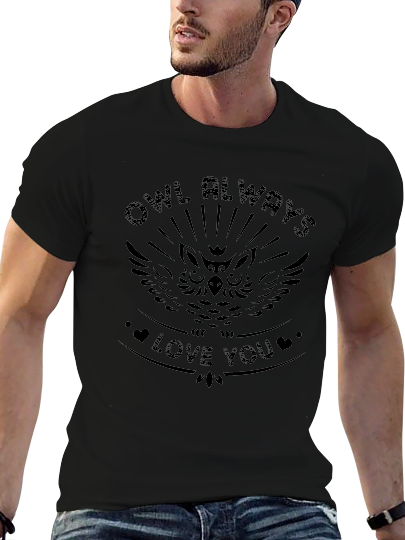 Owl Always Love You T-Shirt - Black Graphic Tee