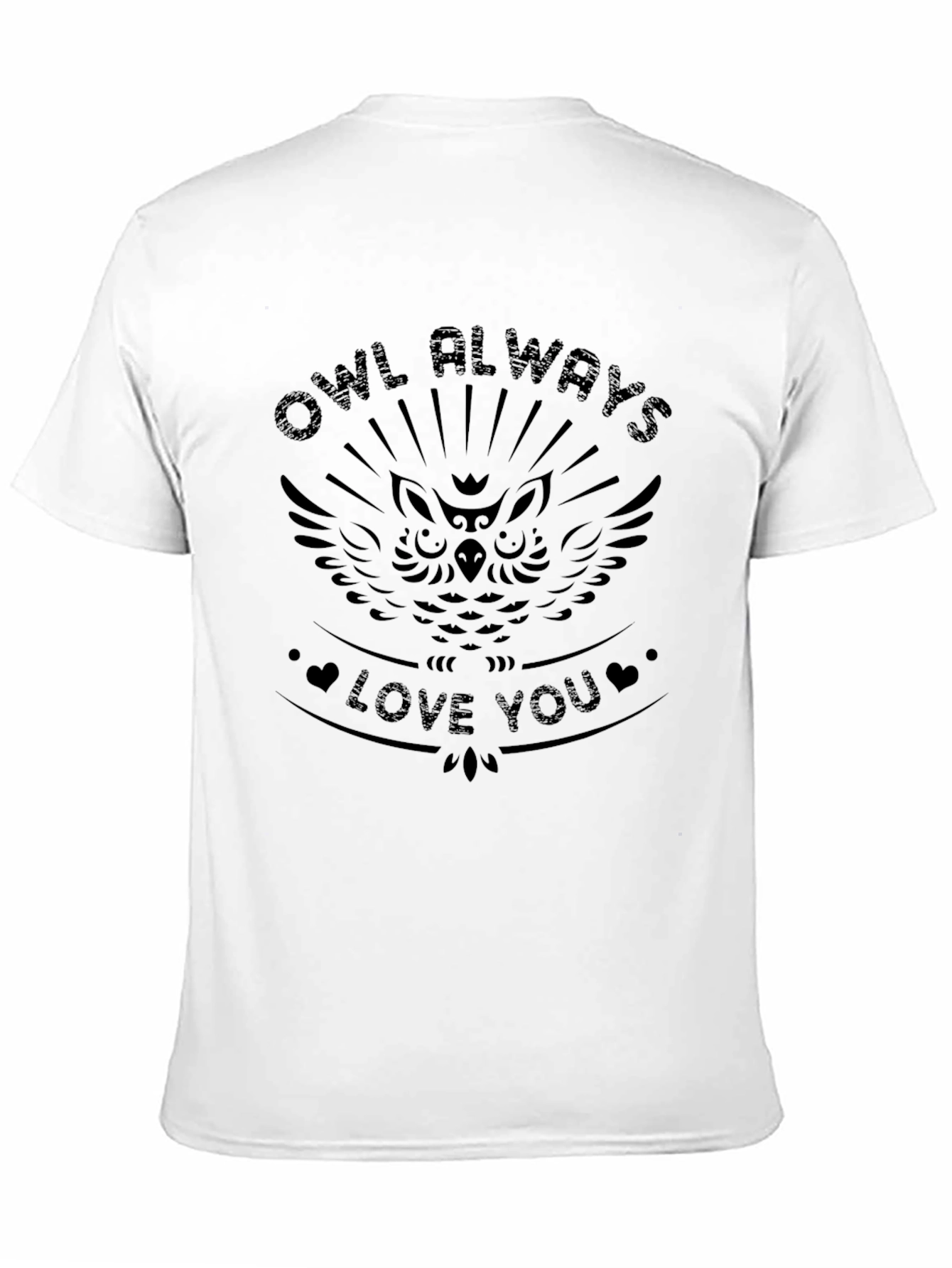 Owl Always Love You T-Shirt - Black Graphic Tee