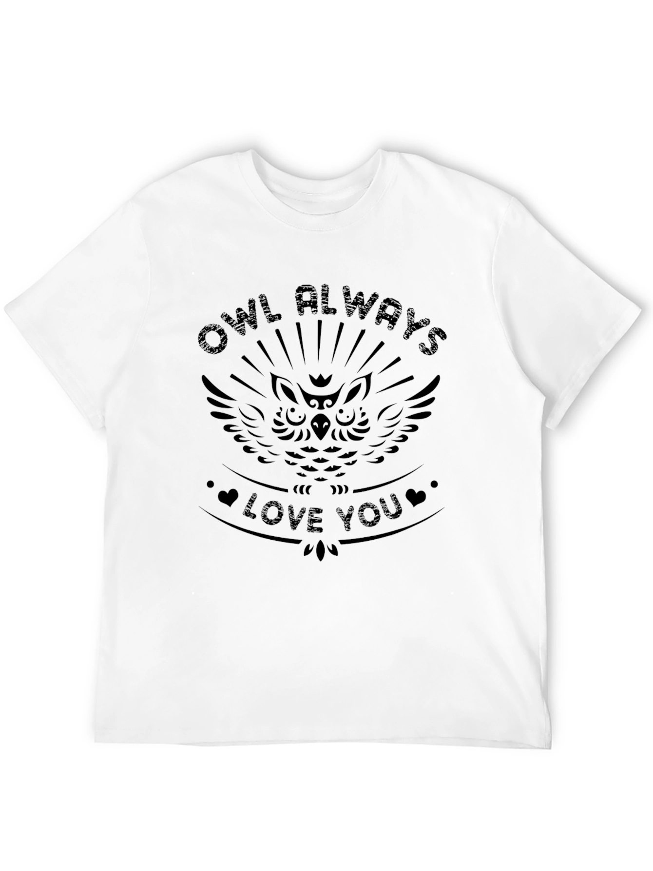 Owl Always Love You T-Shirt - Black Graphic Tee