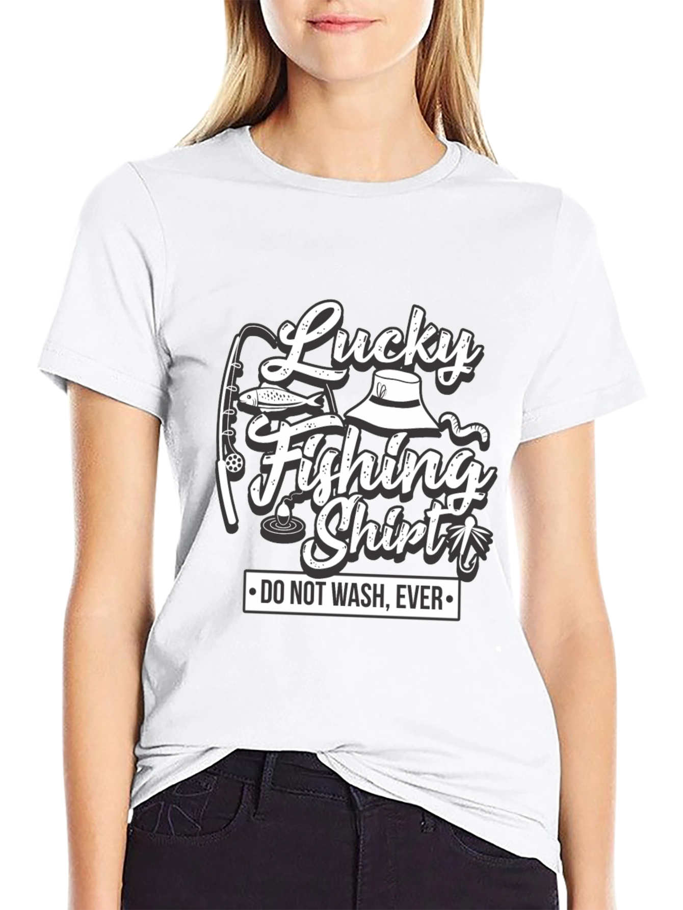 Lucky Fishing Shirt - Do Not Wash Ever T-Shirt