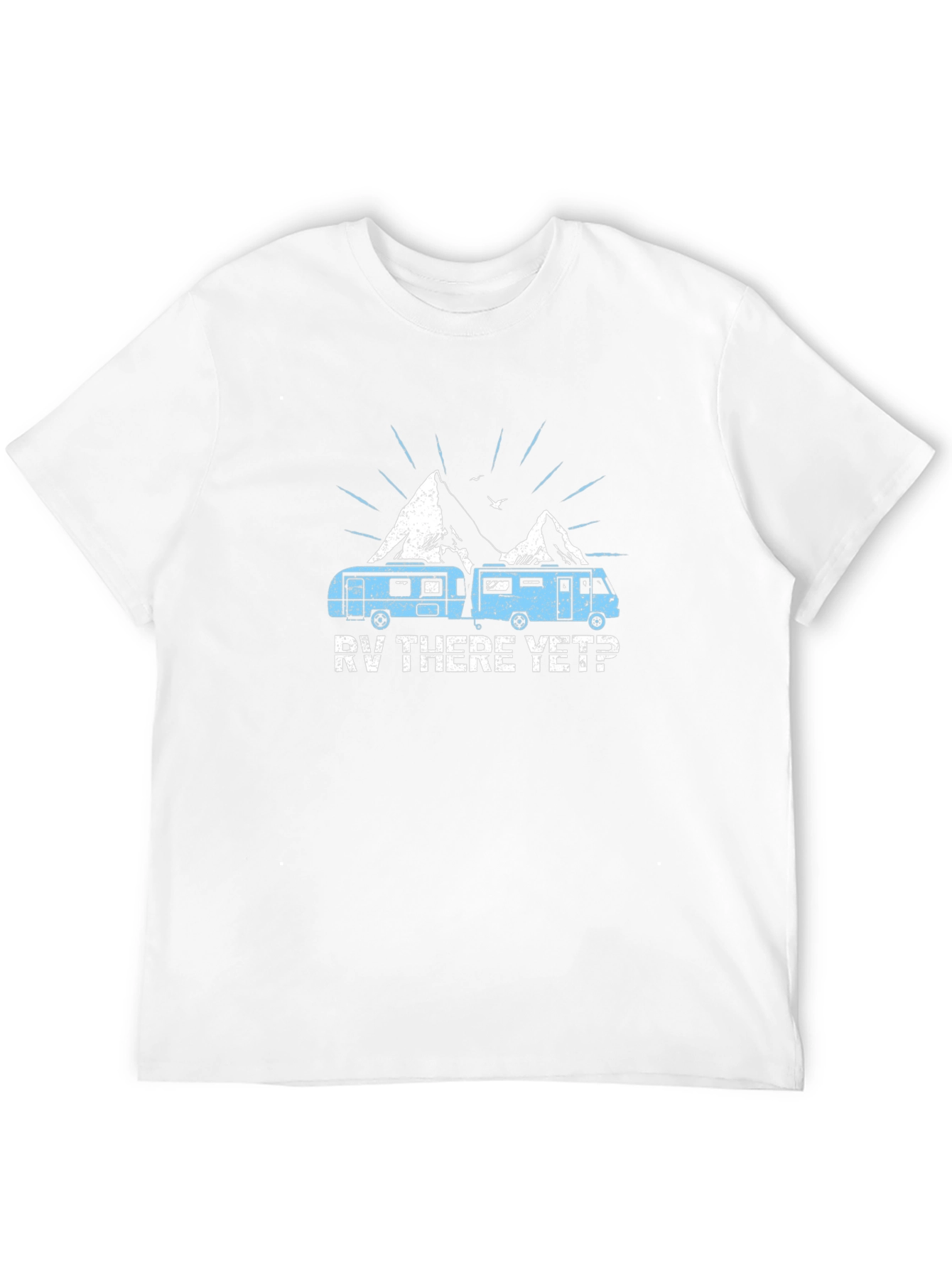 RV There Yet? Black Graphic T-Shirt