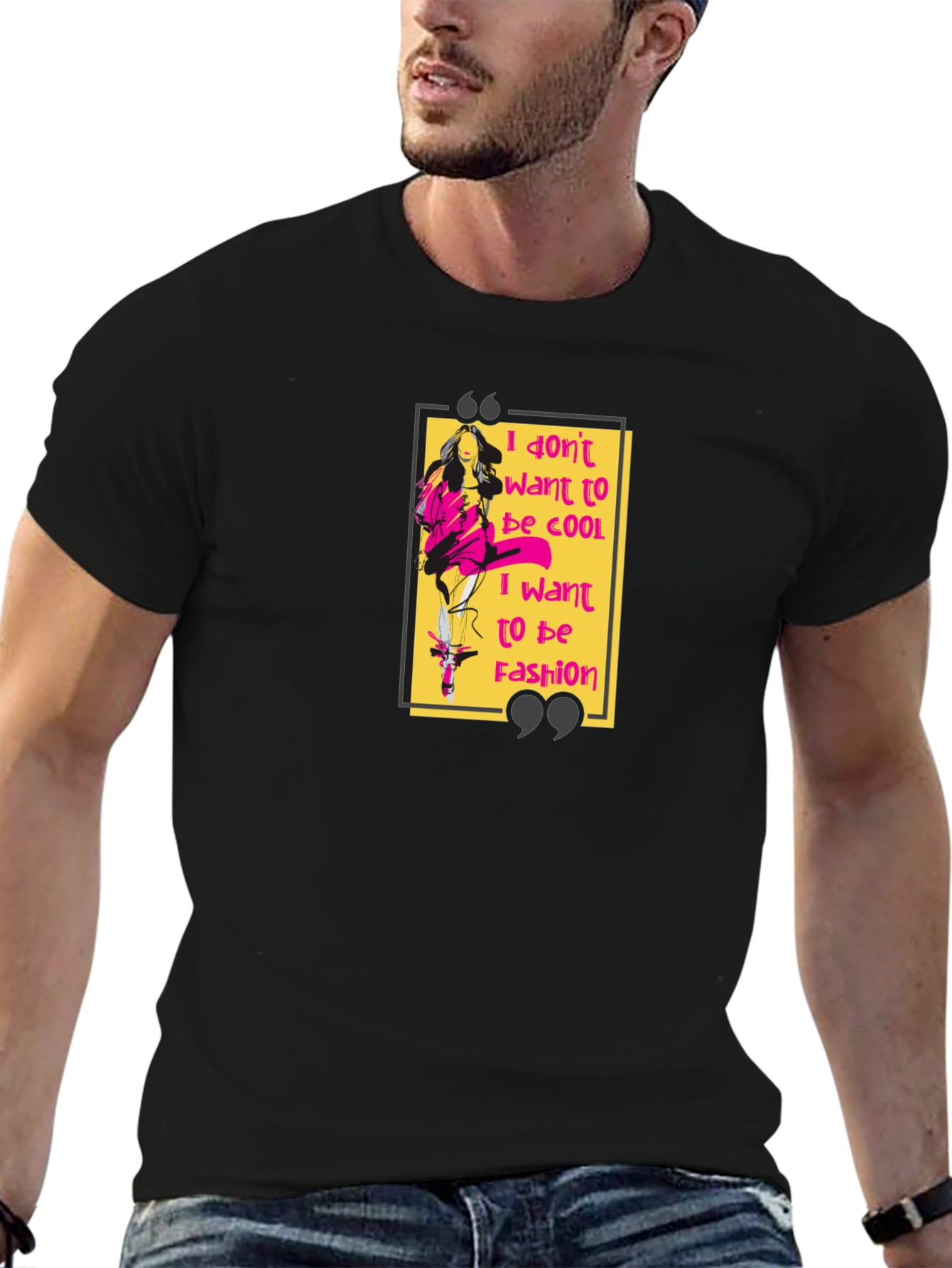 I Dont Want to Be Cool Graphic T-Shirt