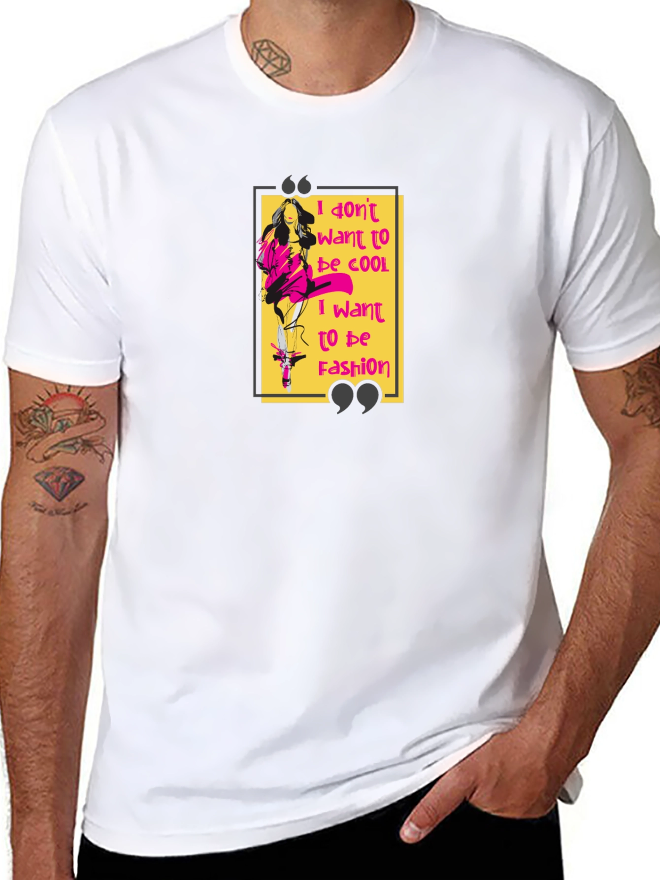 I Dont Want to Be Cool Graphic T-Shirt