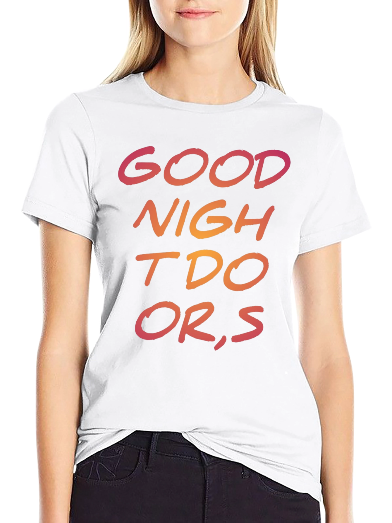 Good Nightdoors Black T-Shirt