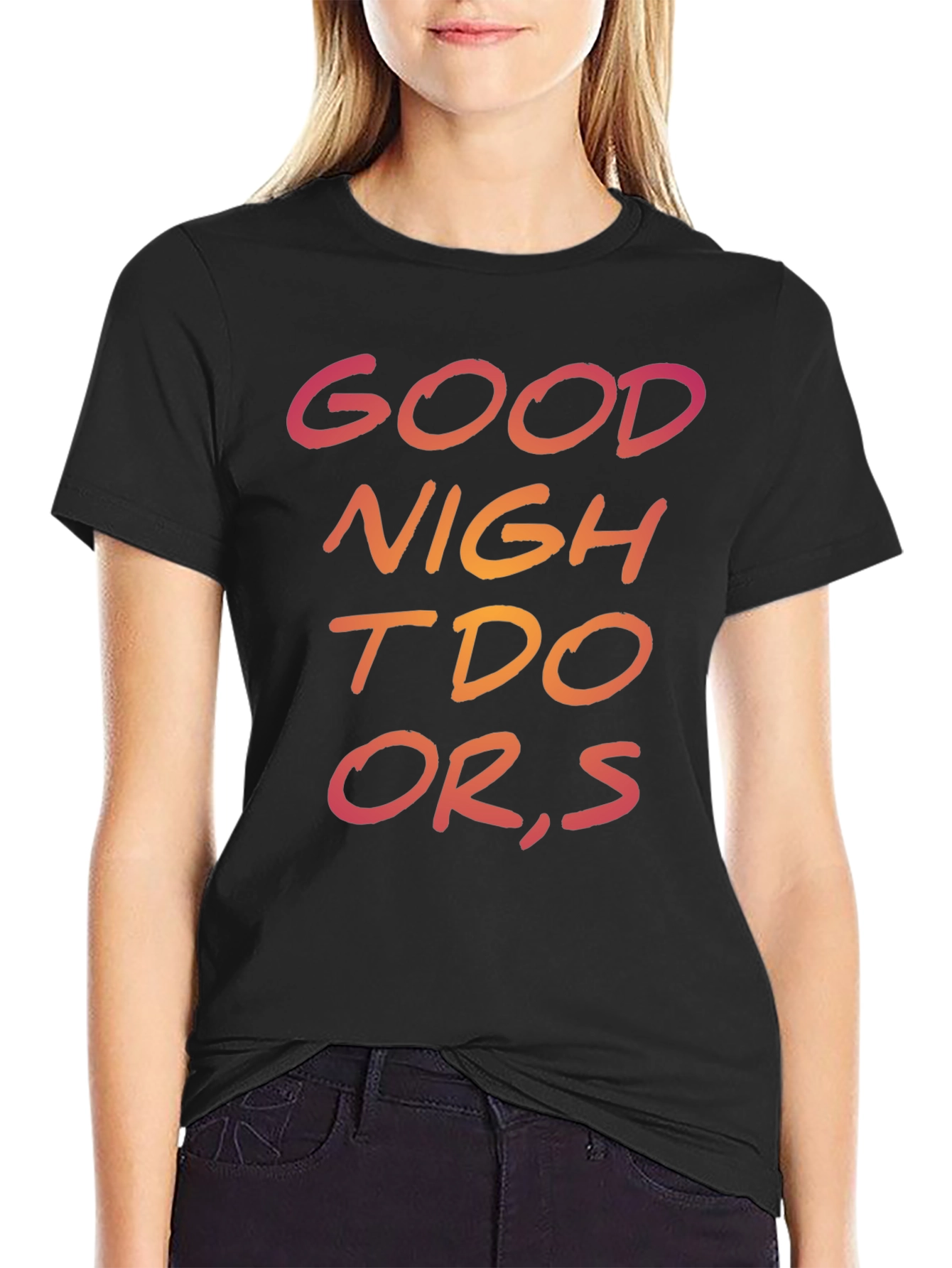 Good Nightdoors Black T-Shirt