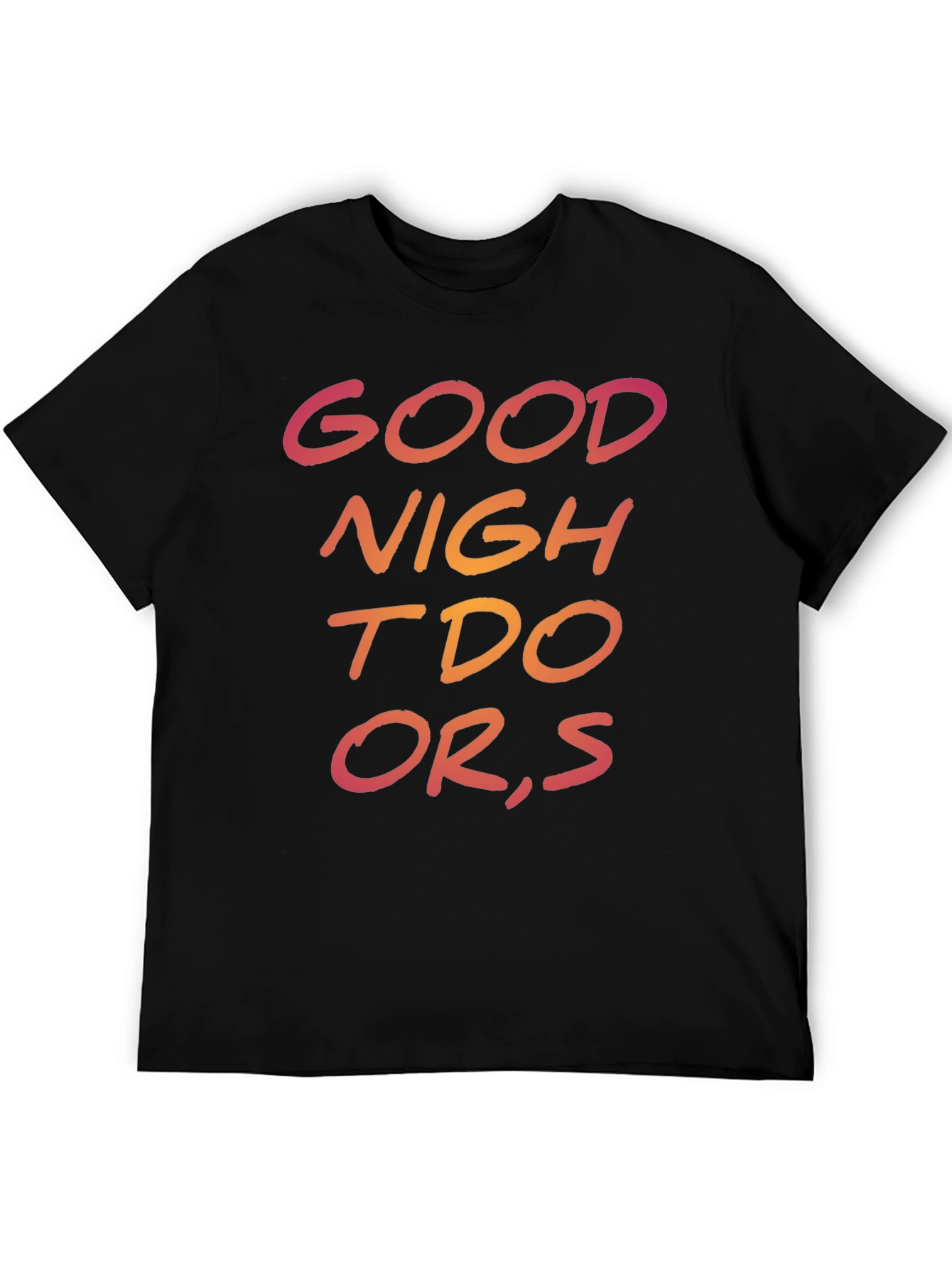 Good Nightdoors Black T-Shirt