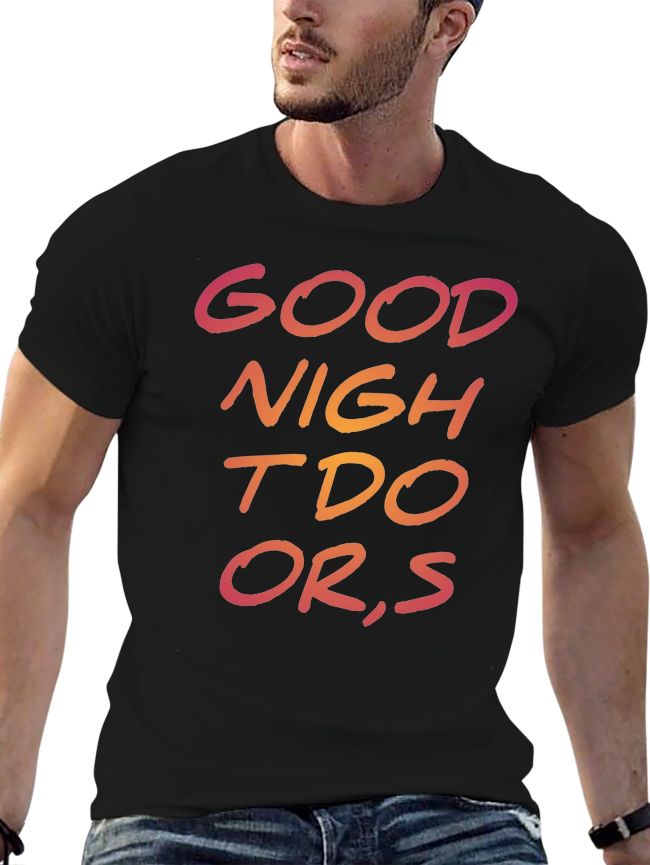 Good Nightdoors Black T-Shirt