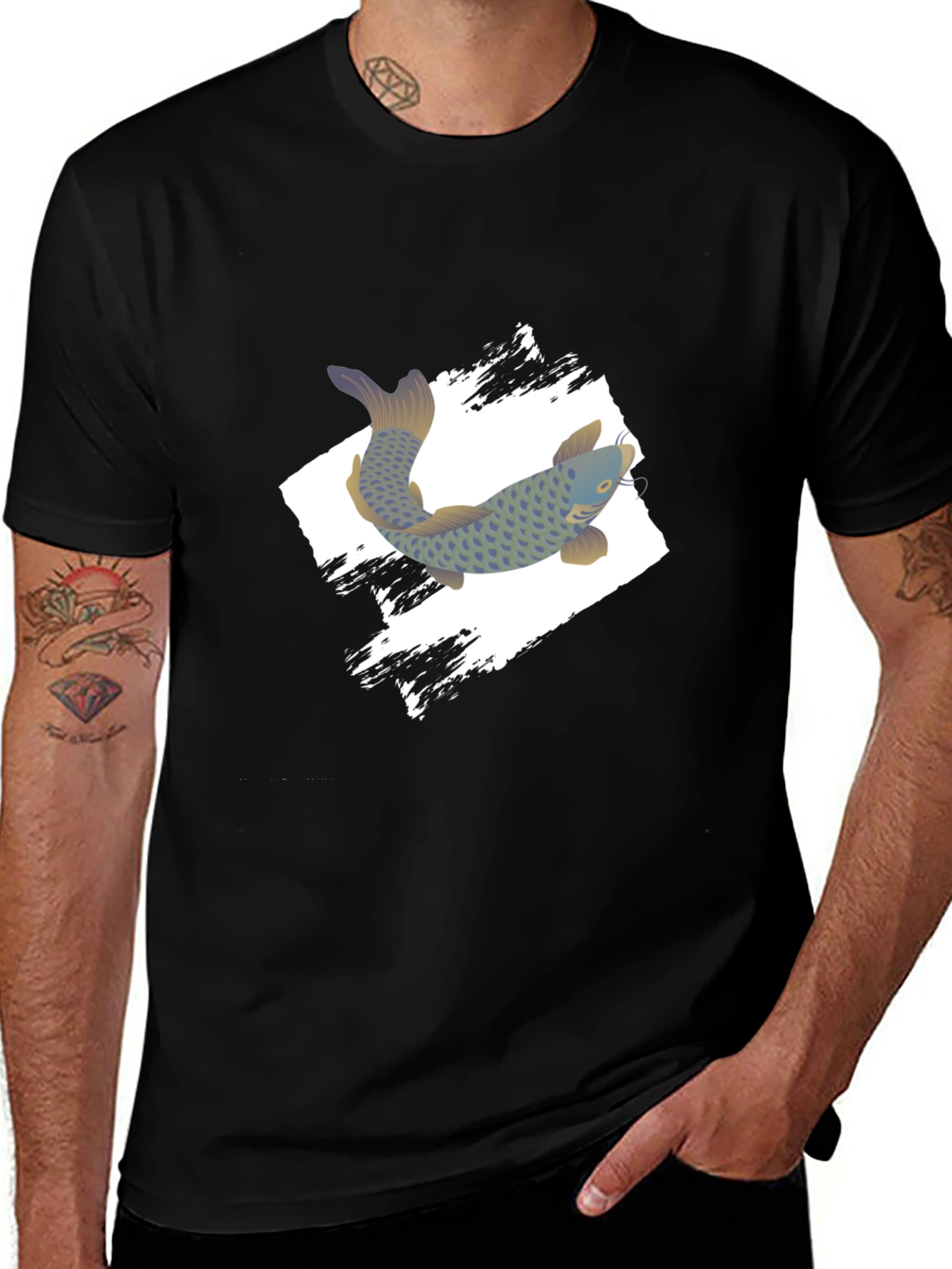 Koi Fish Graphic Tee - Unique Design