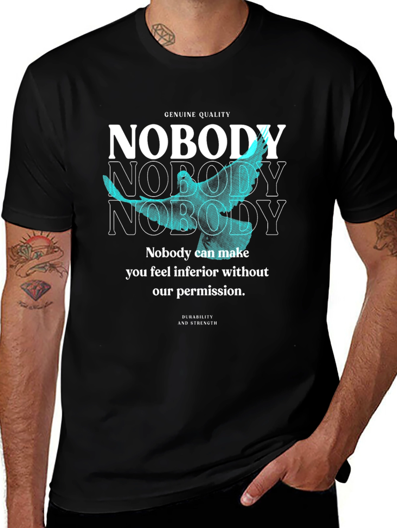 Genuine Quality Nobody Graphic Tee