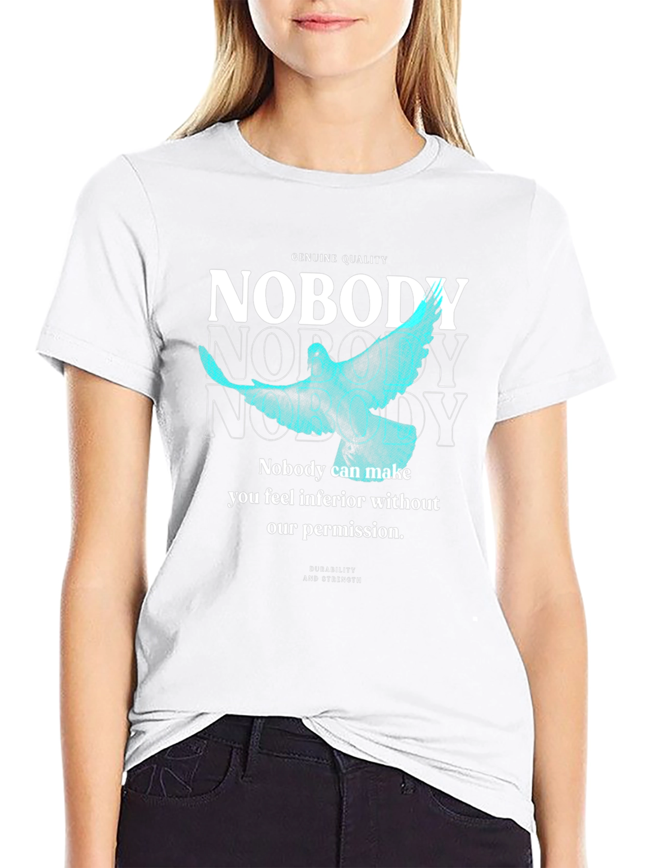 Genuine Quality Nobody Graphic Tee