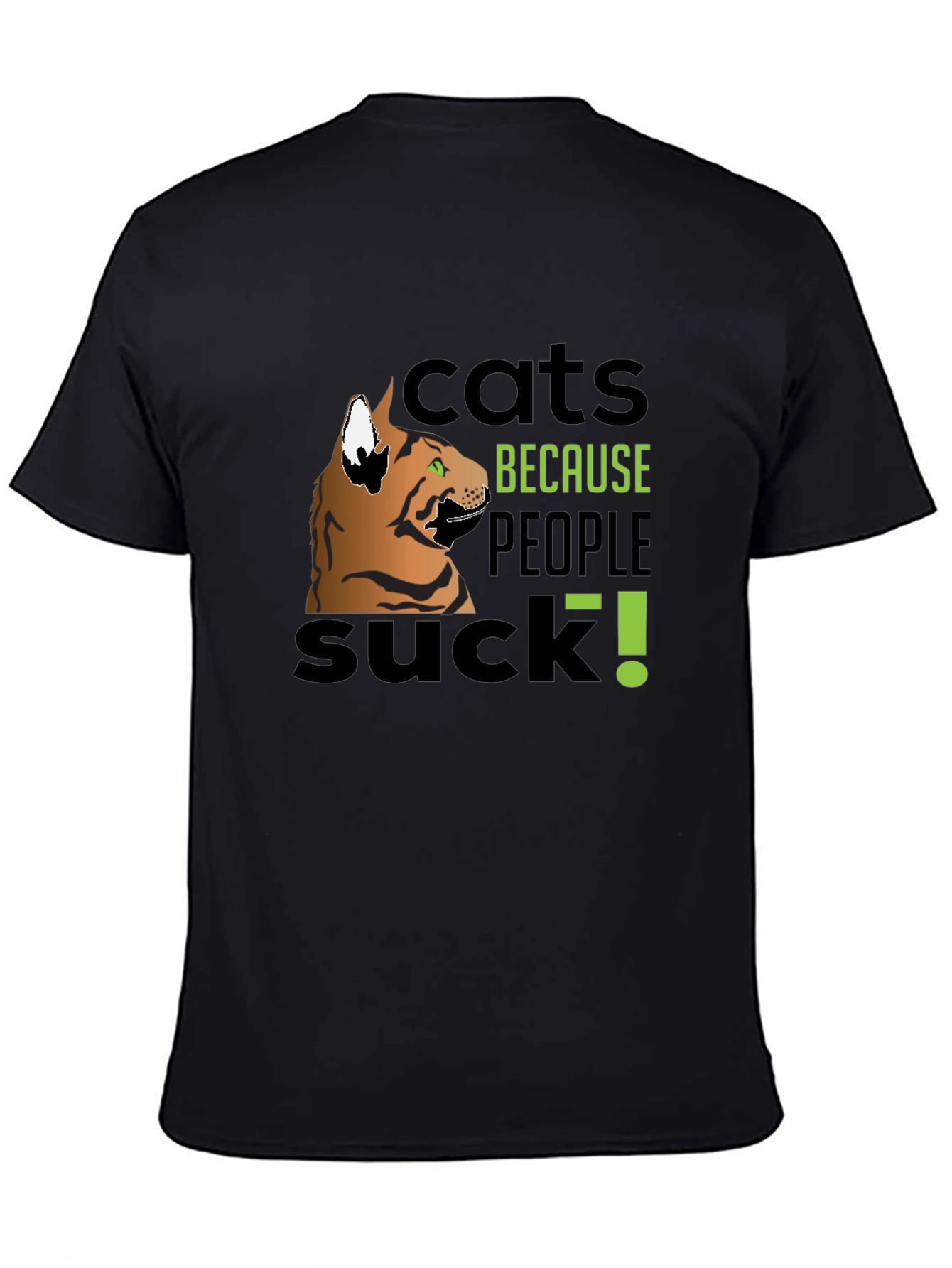 Cats Because People Suck! Graphic Tee