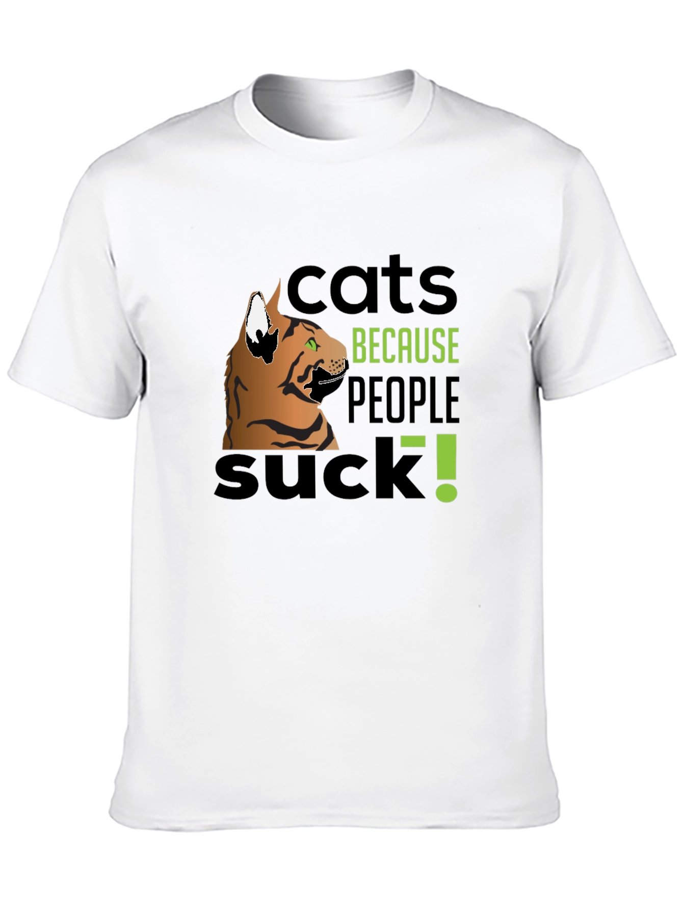 Cats Because People Suck! Graphic Tee