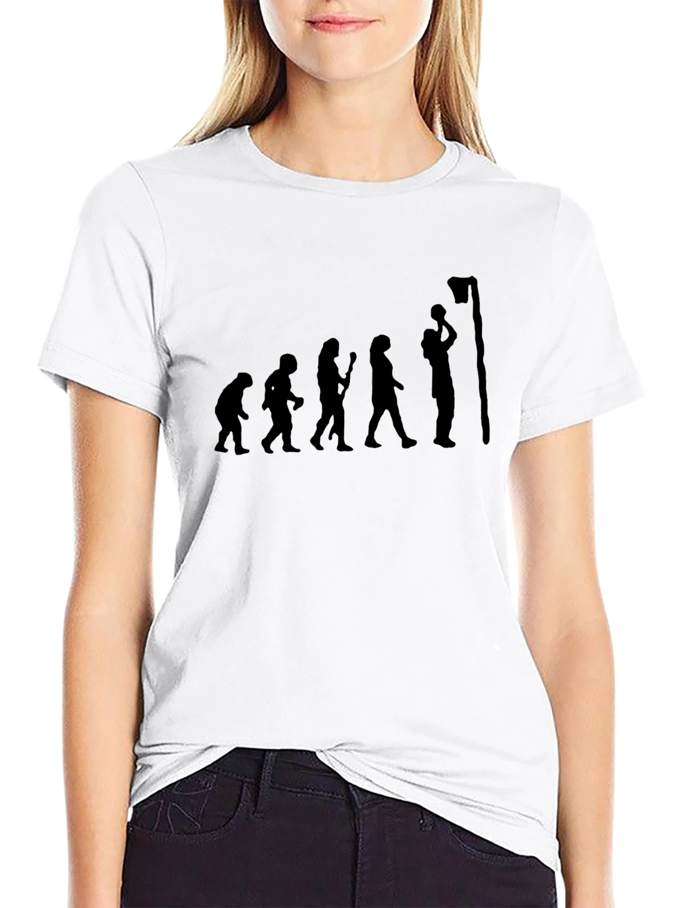Basketball Evolution Black Graphic Tee
