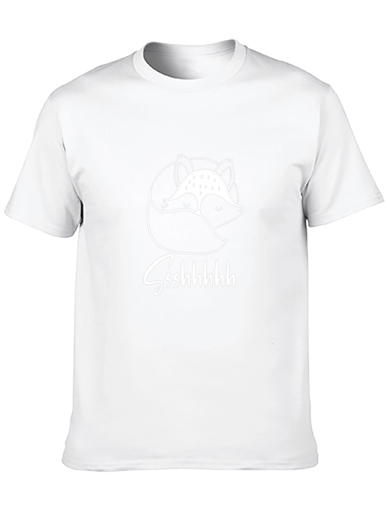 Fox Ssshhhh T-Shirt - Unisex Crew Neck Tee