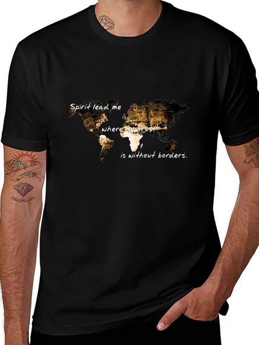 Spirit Lead Me Map Graphic Tee - Unisex