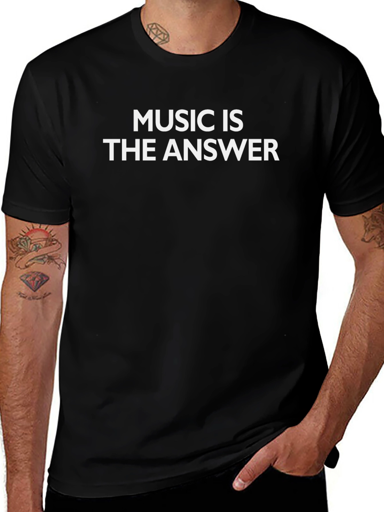 Music Is The Answer Graphic Tee