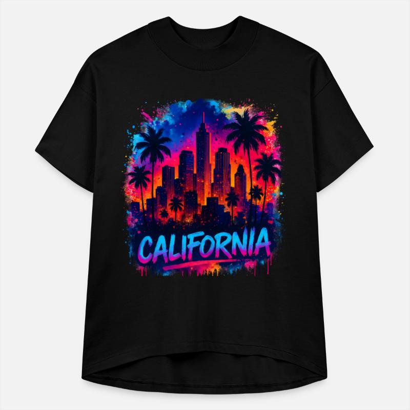 California Sunset City Vibes Art