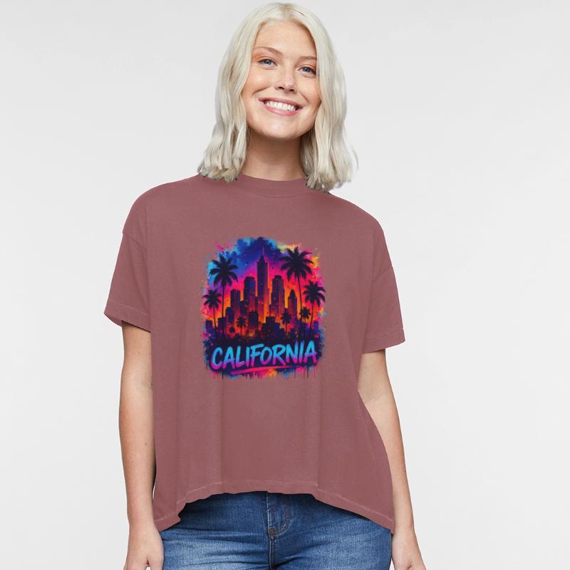 California Sunset City Vibes Art