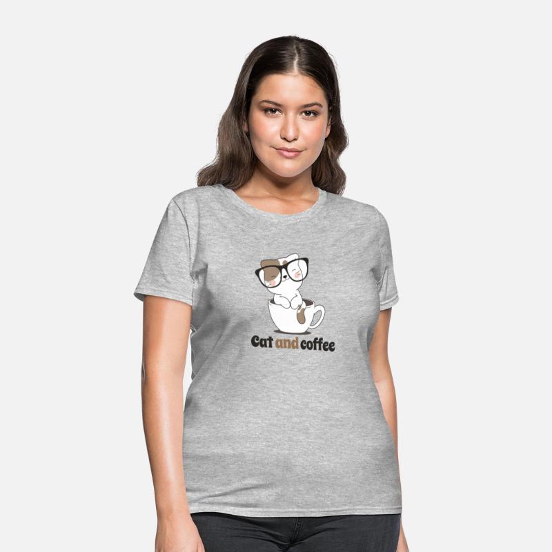 cat and coffee
