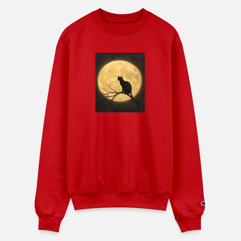 Cat in the moon! Helloween-Shirts for all! Cult!