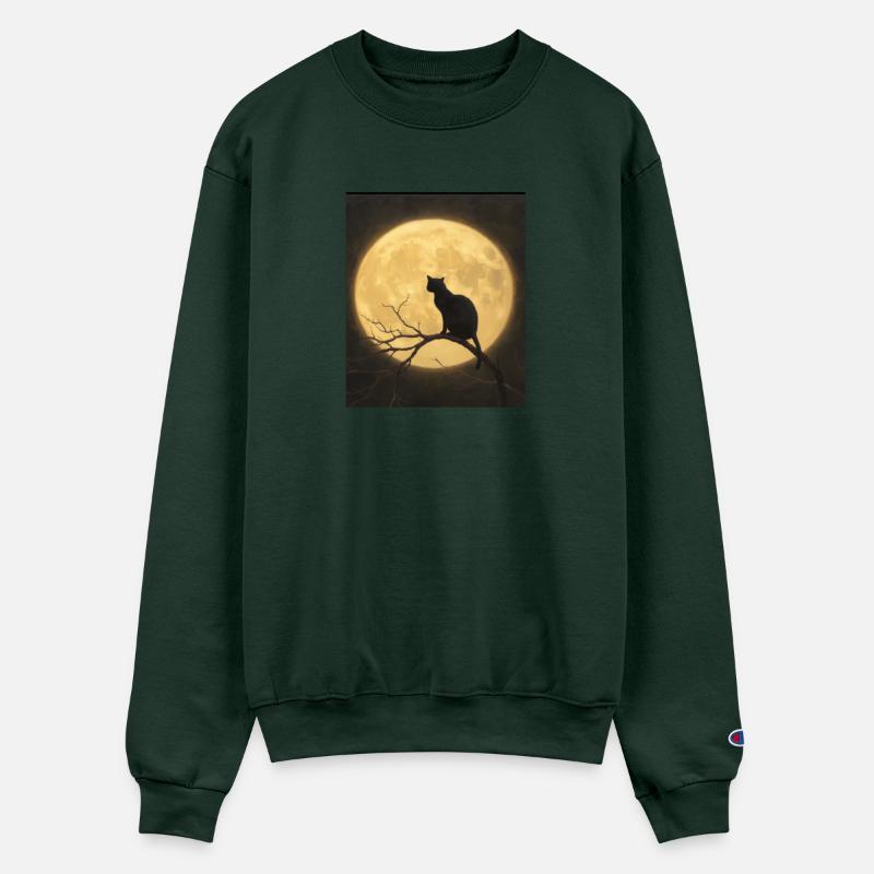 Cat in the moon! Helloween-Shirts for all! Cult!