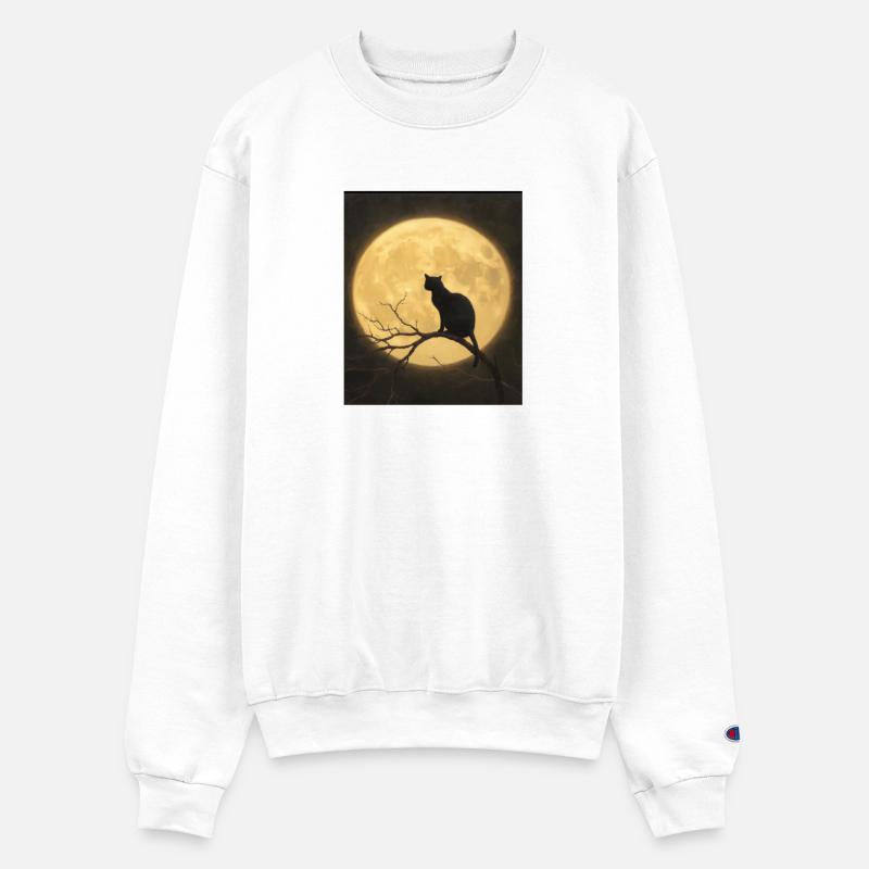 Cat in the moon! Helloween-Shirts for all! Cult!
