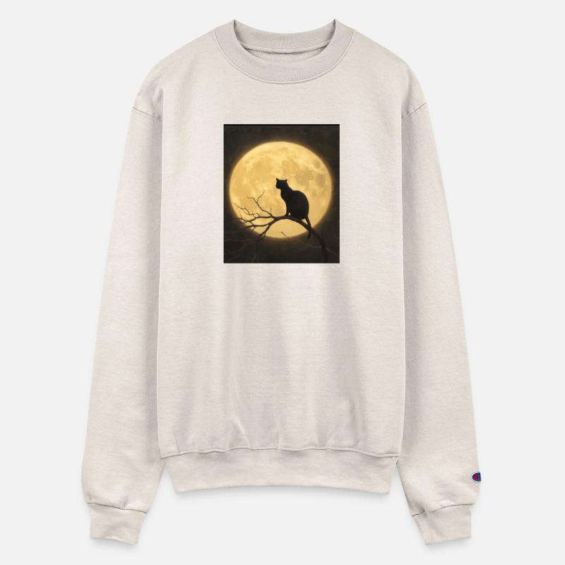 Cat in the moon! Helloween-Shirts for all! Cult!