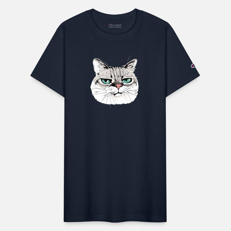 Cat with green eyes