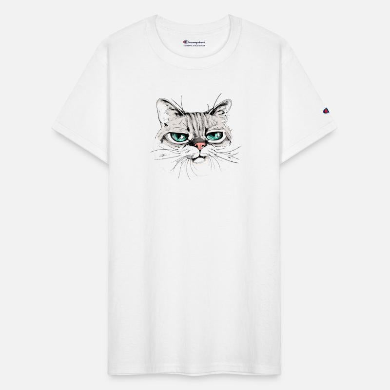 Cat with green eyes