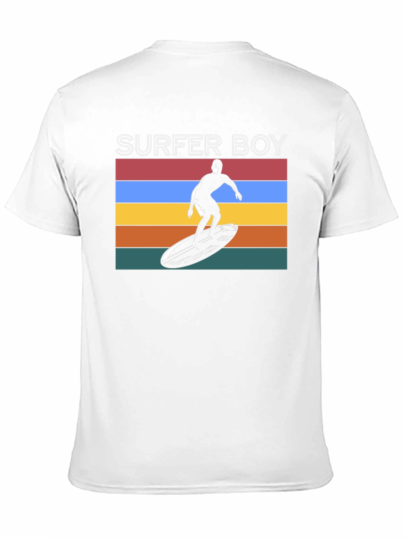 Surfer Boy Tee - Retro Graphic