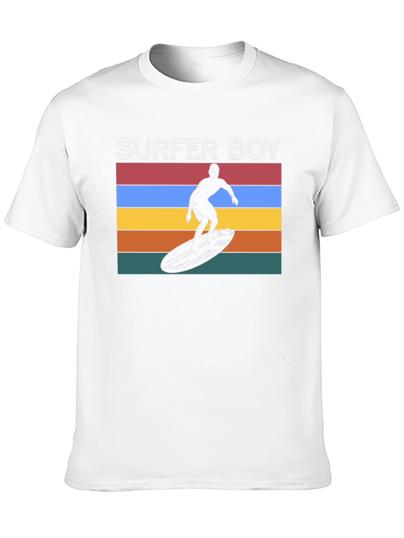 Surfer Boy Tee - Retro Graphic