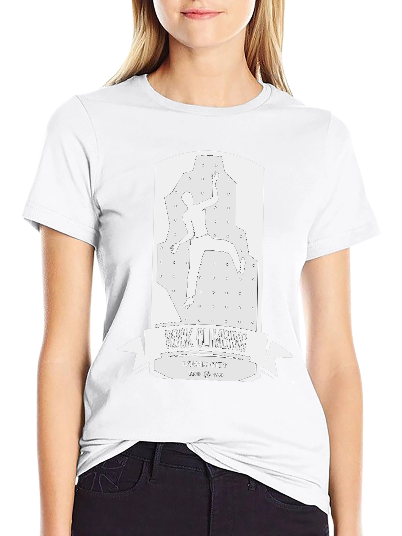 Rock Climbing T-Shirt - Urban Style