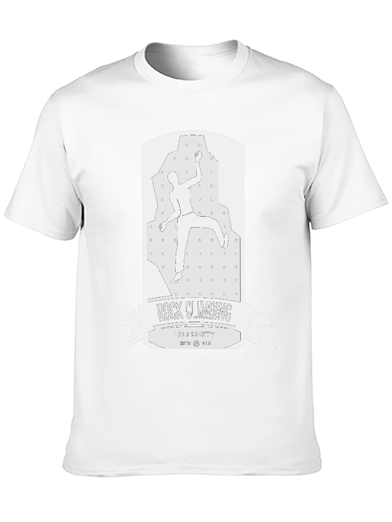 Rock Climbing T-Shirt - Urban Style