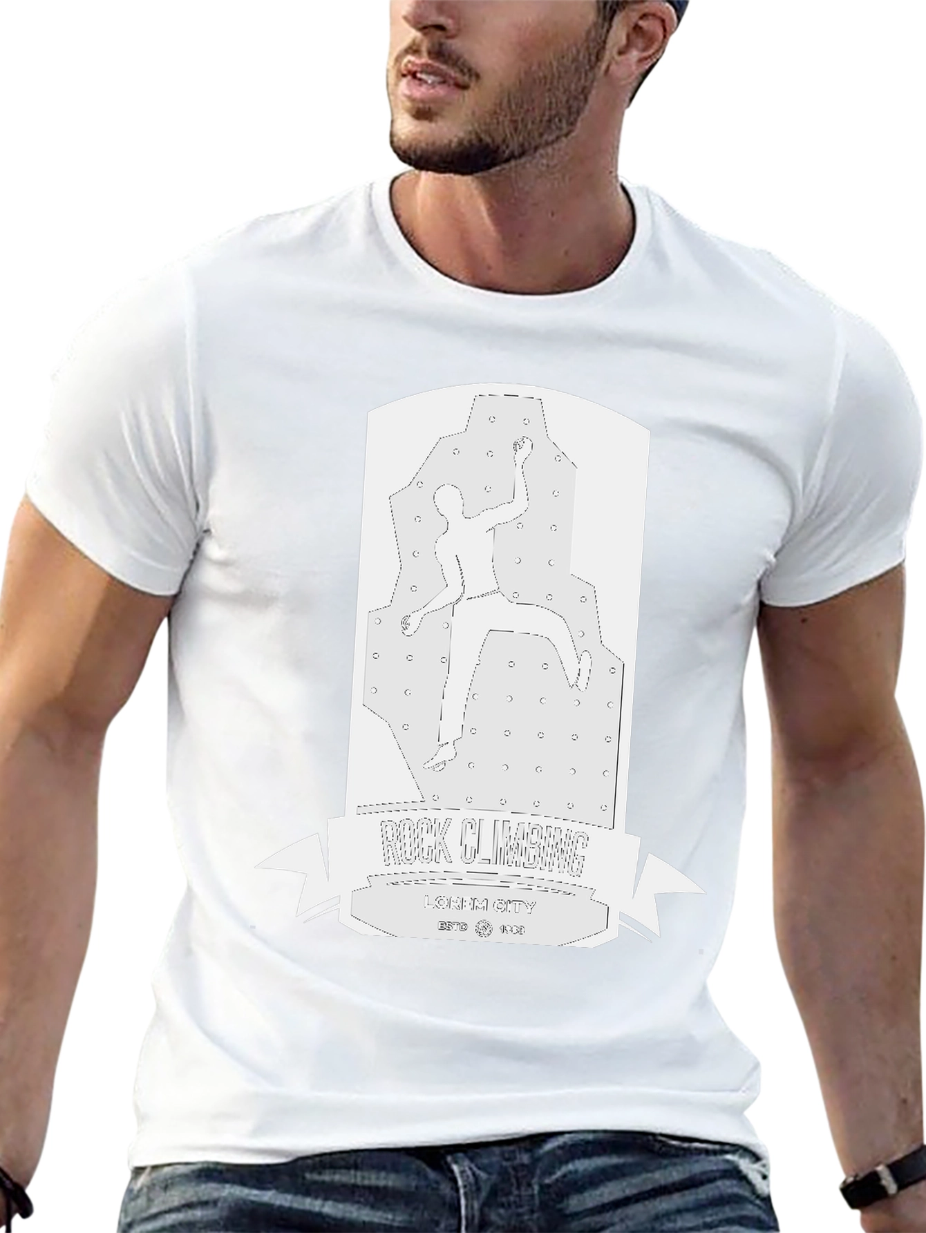 Rock Climbing T-Shirt - Urban Style