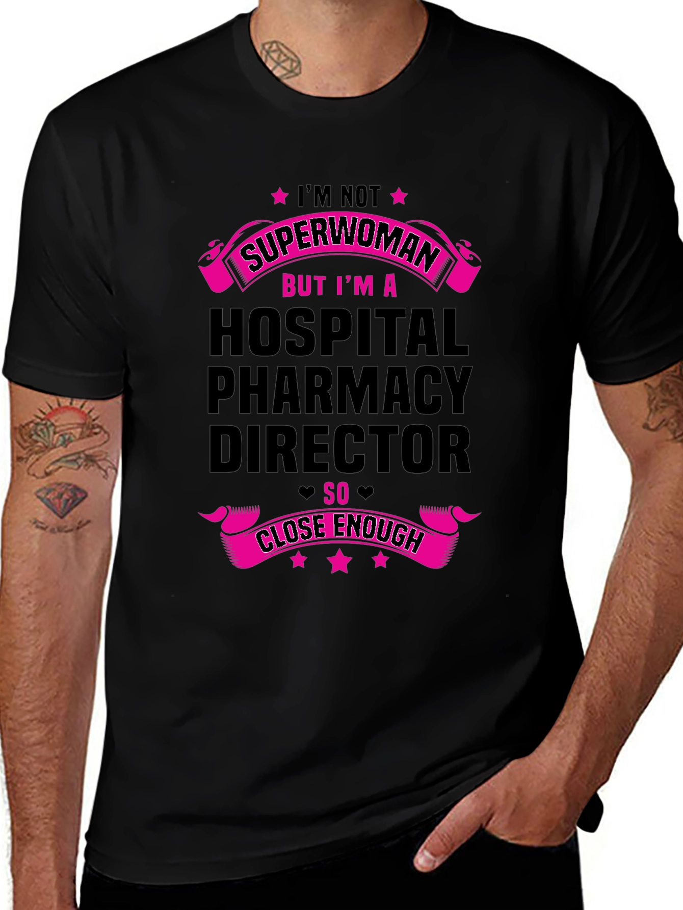 Hospital Pharmacy Director T-Shirt - Superwoman Gift