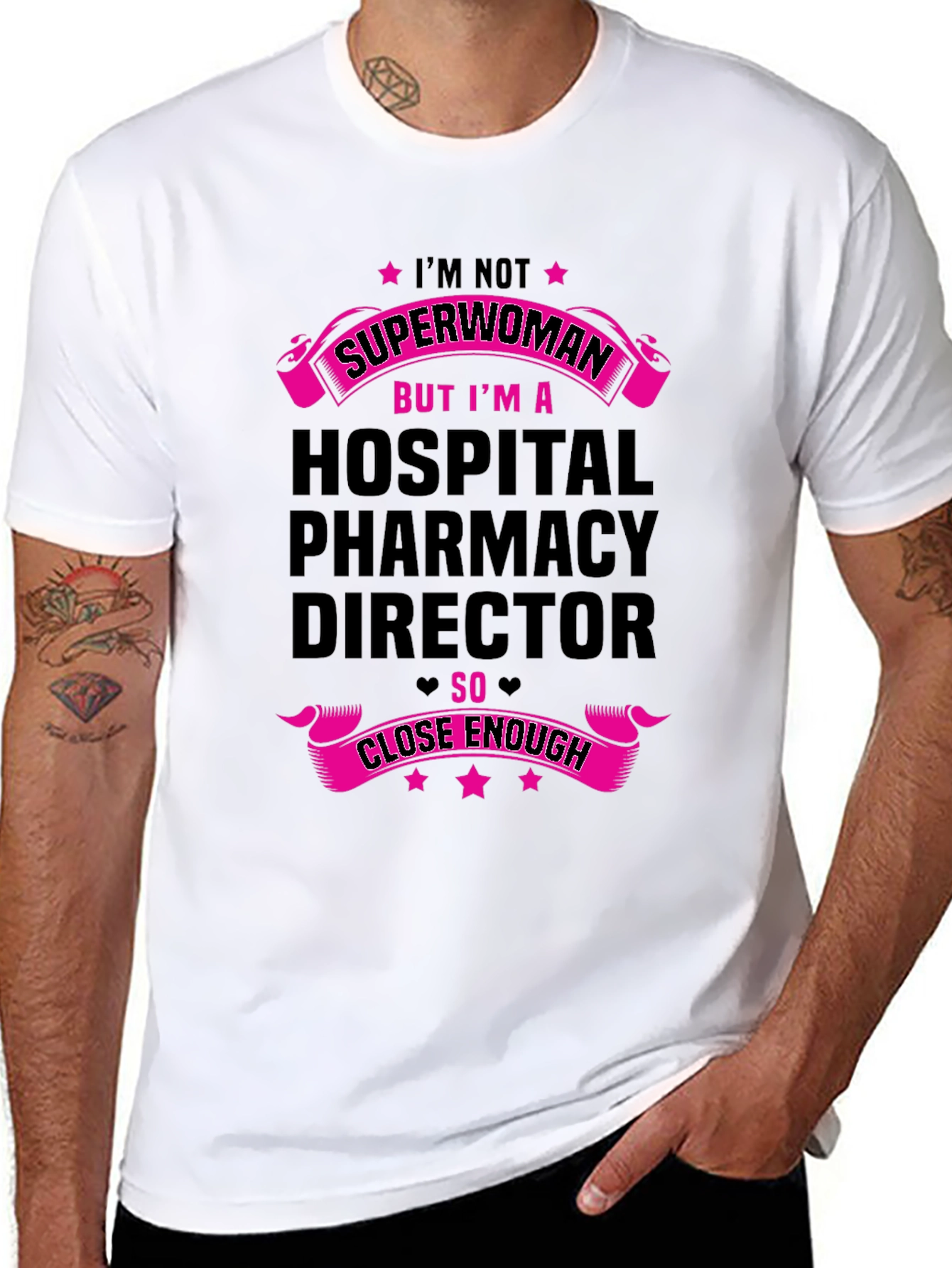 Hospital Pharmacy Director T-Shirt - Superwoman Gift
