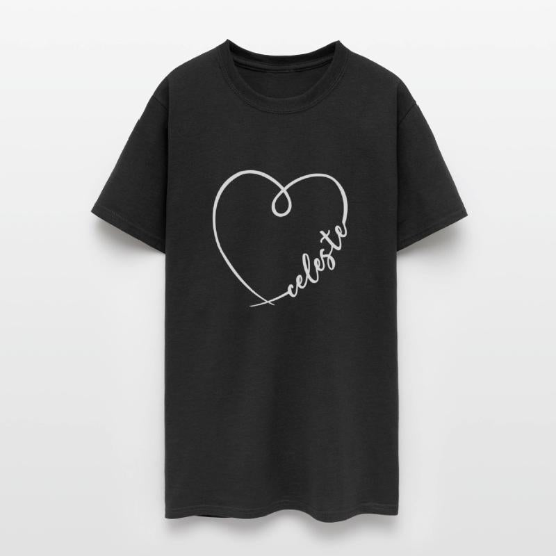 Celeste Name Heart Calligraphy