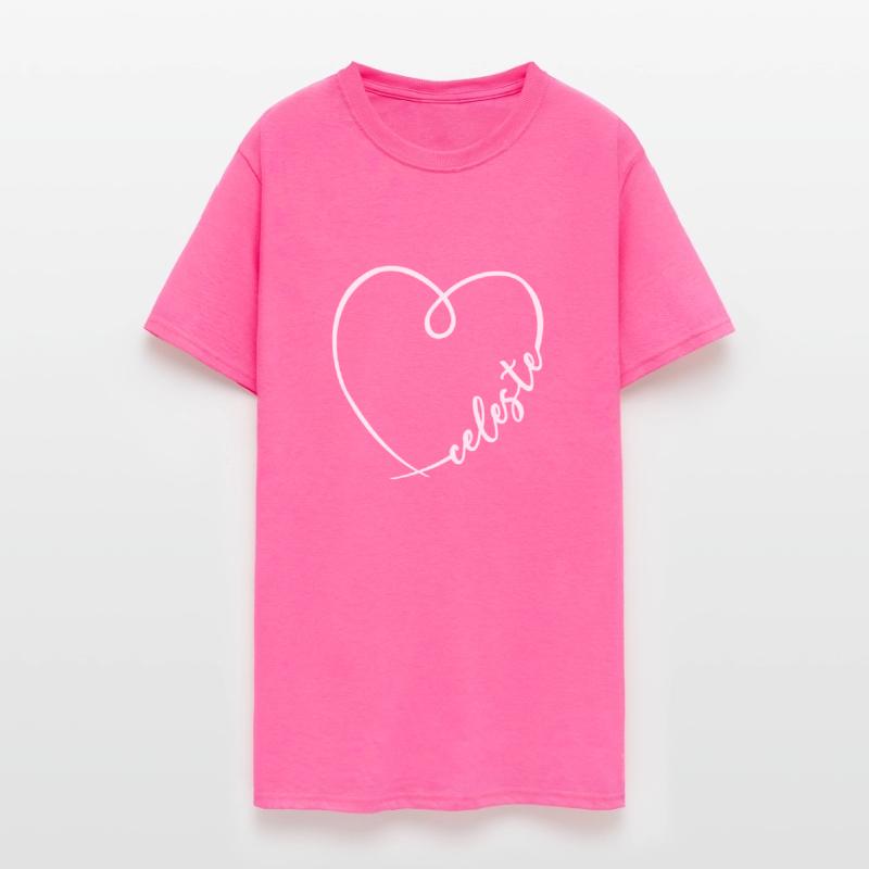 Celeste Name Heart Calligraphy