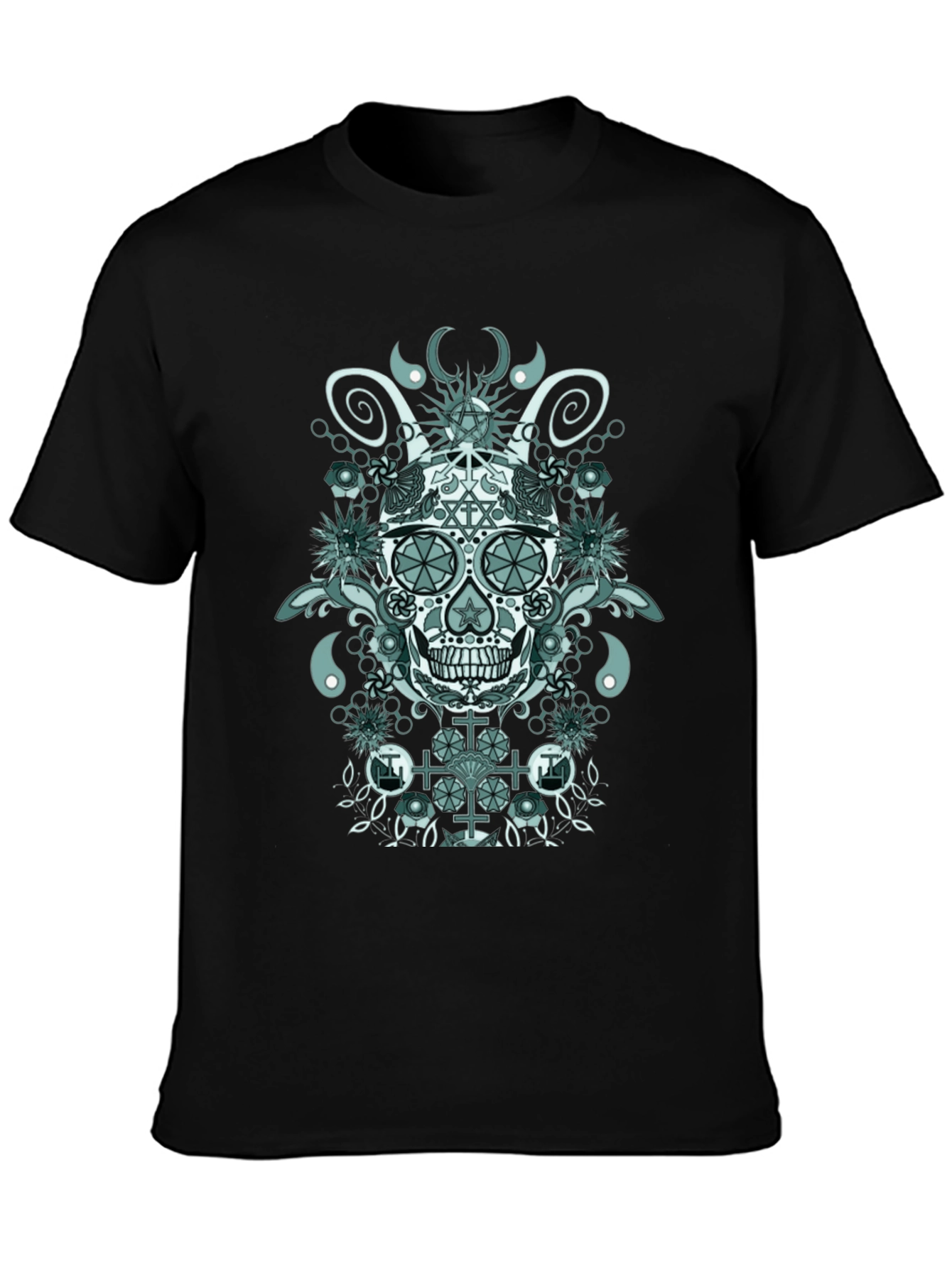 Skull Art Tee - Unique Gothic Design