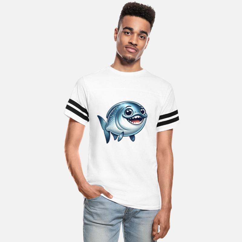 Cheerful Whale Cartoon