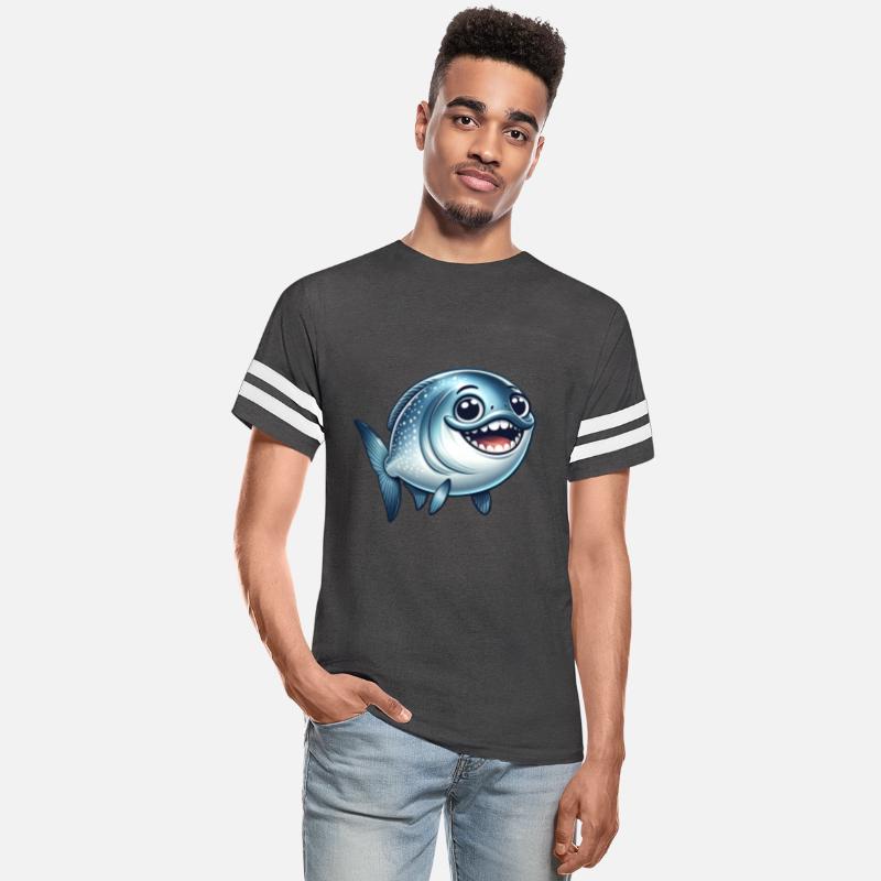 Cheerful Whale Cartoon